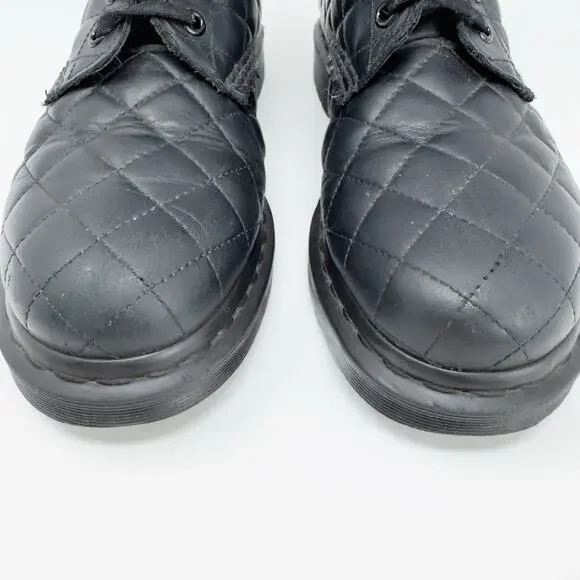 Dr. Marten's Quilted Black Leather Coralie Boot 39EU / 8W - Picture 2 of 8